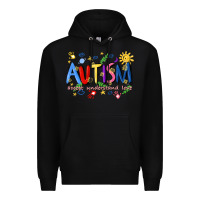 Black autism accept understand love Premium Hoodie - Artiststas
