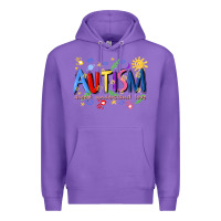 Purple autism accept understand love Premium Hoodie - Artiststas