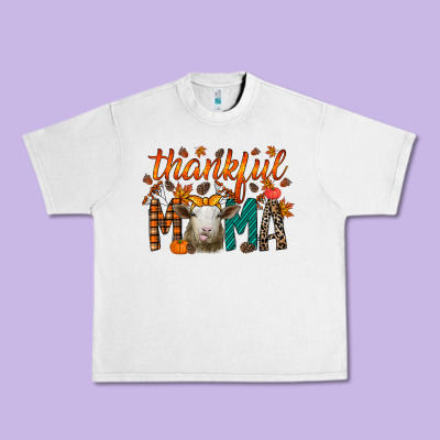 Thankful Mama Sheep Urban Heavy Tee Designed By Racoondesign
