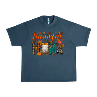 Midnight Navy thankful mama sheep Urban Heavy Tee - RacoonDesign
