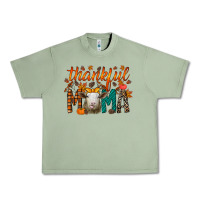 Oil Green thankful mama sheep Urban Heavy Tee - RacoonDesign