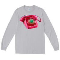 Moon Dust pink telephone Long Sleeve Tee - AdoDesignShop