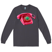 Smoke pink telephone Long Sleeve Tee - AdoDesignShop
