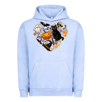 Pigment Grape Ice Halloween Heart Urban Hoodie - texasbilliewilder
