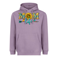 Lavender mom life Heavyweight Hoodie - NancyCooperArtShop