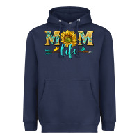 Navy mom life Heavyweight Hoodie - NancyCooperArtShop