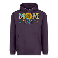 Plum mom life Heavyweight Hoodie - NancyCooperArtShop