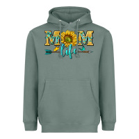 Sage mom life Heavyweight Hoodie - NancyCooperArtShop