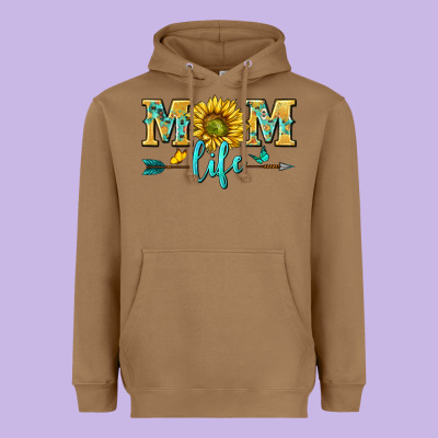 Mom Life Heavyweight Hoodie Designed By Nancycooperartshop