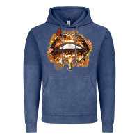 Vintage Denim melanin lips Vintage Hoodie - Zillion Design Studio