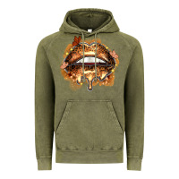 Vintage Olive melanin lips Vintage Hoodie - Zillion Design Studio