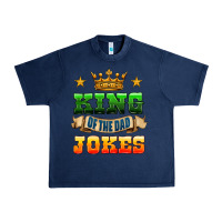 Navy king of the jokes Urban Heavy Tee - HRA Design Shop