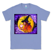 Colony Blue witch with crystal ball tumbler Classic Tee - BundleAndBundleShop
