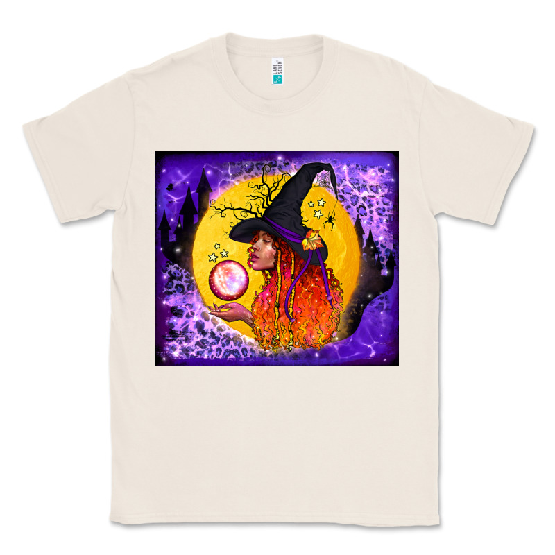 Witch With Crystal Ball Tumbler Classic Tee by BundleAndBundleShop | Teevron