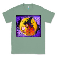 Sage witch with crystal ball tumbler Classic Tee - BundleAndBundleShop