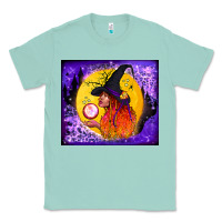 Seafoam witch with crystal ball tumbler Classic Tee - BundleAndBundleShop