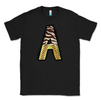 Black softball alphabet a Classic Tee - CowhideDigitalArt