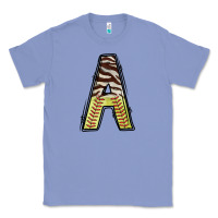 Colony Blue softball alphabet a Classic Tee - CowhideDigitalArt