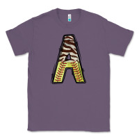 Lavender softball alphabet a Classic Tee - CowhideDigitalArt