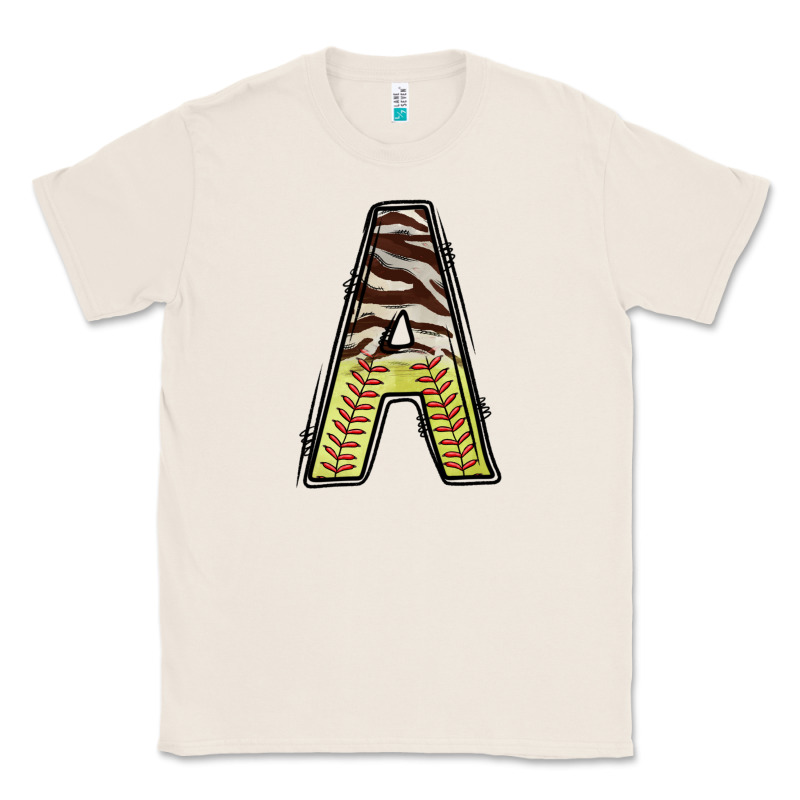 Softball Alphabet A Classic Tee by CowhideDigitalArt | Teevron
