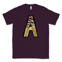 Plum softball alphabet a Classic Tee - CowhideDigitalArt