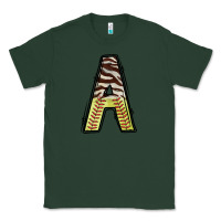 Sports Green softball alphabet a Classic Tee - CowhideDigitalArt