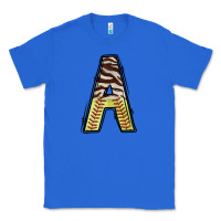 True Royal softball alphabet a Classic Tee - CowhideDigitalArt