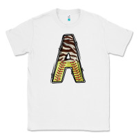 White softball alphabet a Classic Tee - CowhideDigitalArt