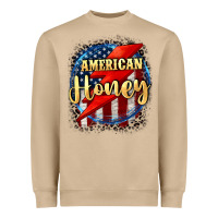 American Honey 4th Of July Heavyweight Sweatshirt | Teevron
