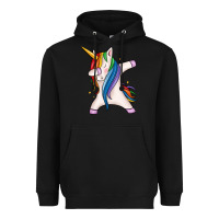 Dabbing Unicorn Heavyweight Hoodie | Teevron