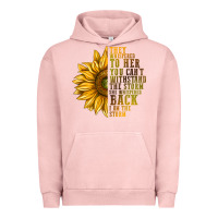 Pigment Salmon They Whispered To Her You Can't Withstand Urban Hoodie - texasbilliewilder
