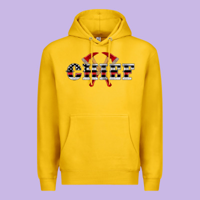 Firefighter Chief Premium Hoodie Designed By Artiststas