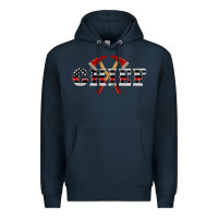 Navy firefighter chief Premium Hoodie - Artiststas