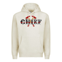 Oatmeal Heather firefighter chief Premium Hoodie - Artiststas