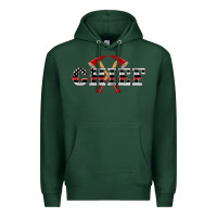 Sports Green firefighter chief Premium Hoodie - Artiststas