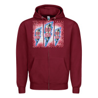 Burgundy western mama Zipper Hoodie - BarkalooDesign