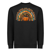 Black fall pumpkin rainbow Heavyweight Sweatshirt - HRA Design Shop