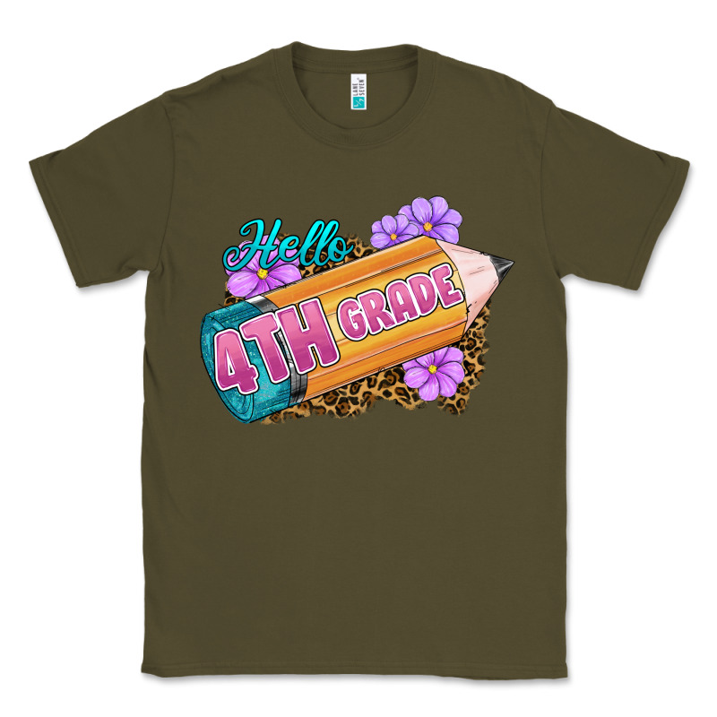Hello 4th Grade Classic Tee by RanaPortraitStore | Teevron