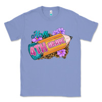 Colony Blue hello 4th grade Classic Tee - RanaPortraitStore