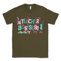 Army Green teacher assistant Classic Tee - AdoDesignShop