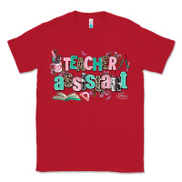 Red teacher assistant Classic Tee - AdoDesignShop