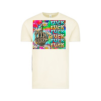 Fuck Everything Skeletons Vintage Tee | Teevron