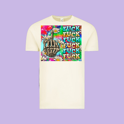 Fuck Everything Skeletons Vintage Tee Designed By Adodesignshop