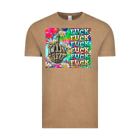 Vintage Coffee fuck everything skeletons Vintage Tee - AdoDesignShop