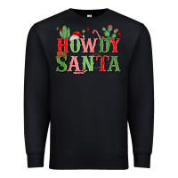 Black howdy santa Premium Sweatshirt - MaliasSmallBusiness