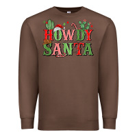 Chestnut howdy santa Premium Sweatshirt - MaliasSmallBusiness
