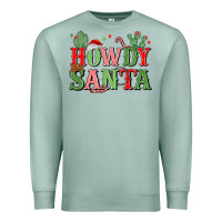 Seafoam howdy santa Premium Sweatshirt - MaliasSmallBusiness