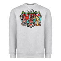 Heather Grey hello summer Heavyweight Sweatshirt - SublimationCraftShop