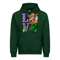 Forest Green love cow halloween tbw Urban Hoodie - texasbilliewilder