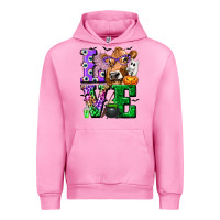 Fuchsia Pink love cow halloween tbw Urban Hoodie - texasbilliewilder